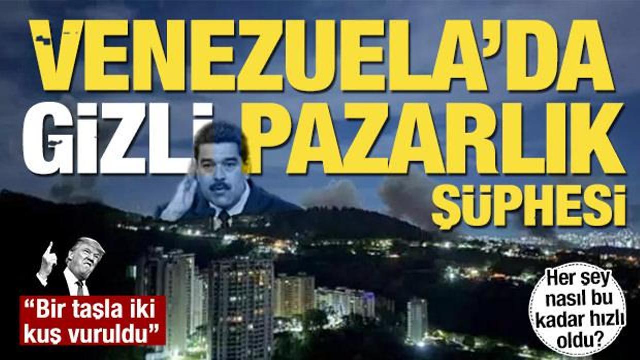 Maduro anlaşarak mı teslim oldu? 'ABD Venezuela'da bir taşla iki kuş vurdu'