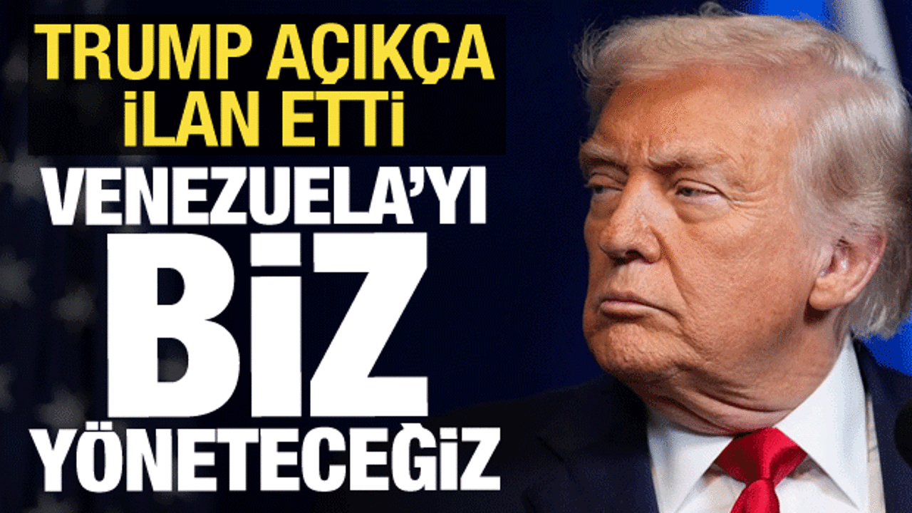 Maduro operasyonu sonrası Trump'tan a&ccedil;ıklama: Venezuela'yı biz y&ouml;neteceğiz!