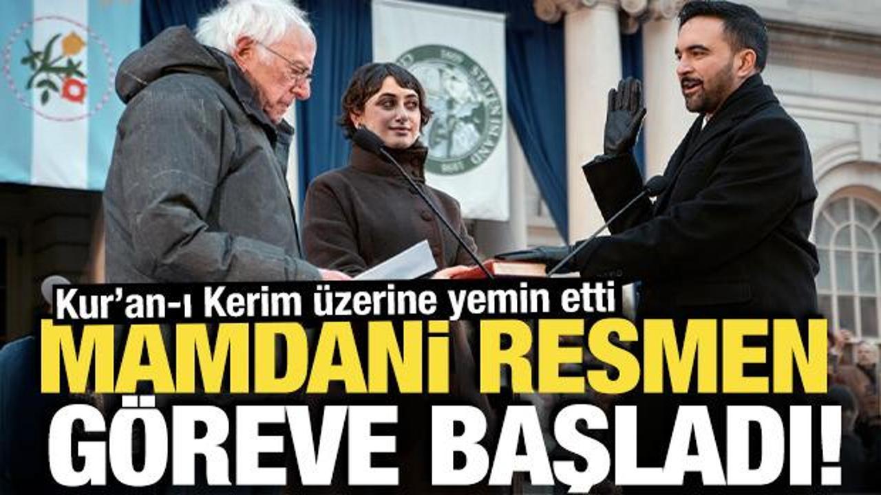 Mamdani resmen g&ouml;reve başladı! Kur'an-ı Kerim &uuml;zerine yemin etti