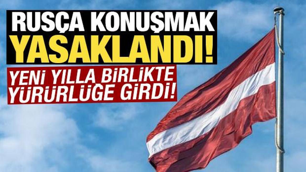 Rus&ccedil;a konuşmak yasaklandı! Yeni yılla birlikte y&uuml;r&uuml;rl&uuml;ğe girdi!