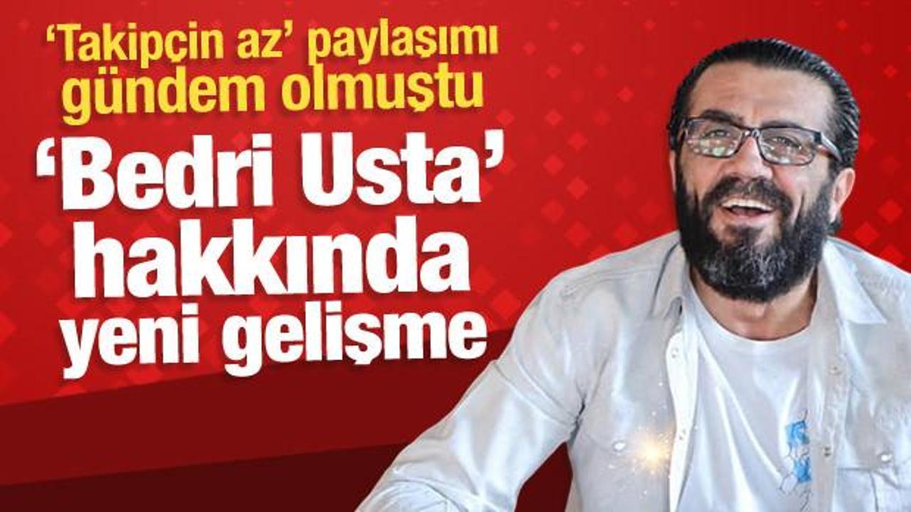 Son Dakika: Bedri Usta'ya resen soruşturma başlatıldı