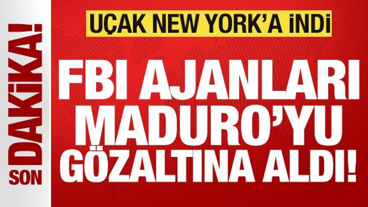 Son dakika: Maduro’yu taşıyan uçak New York’a indi! FBI gözaltına aldı Son dakika: Maduro’yu taşıyan uçak New York’a indi! FBI gözaltına aldı
