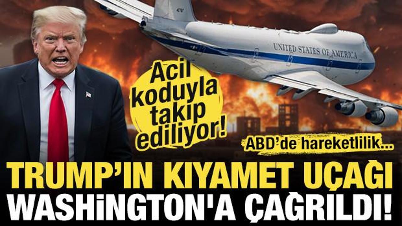 Beklenmedik hareketlilik! Trump'ın u&ccedil;an kalesi Washington'a &ccedil;ağrıldı!