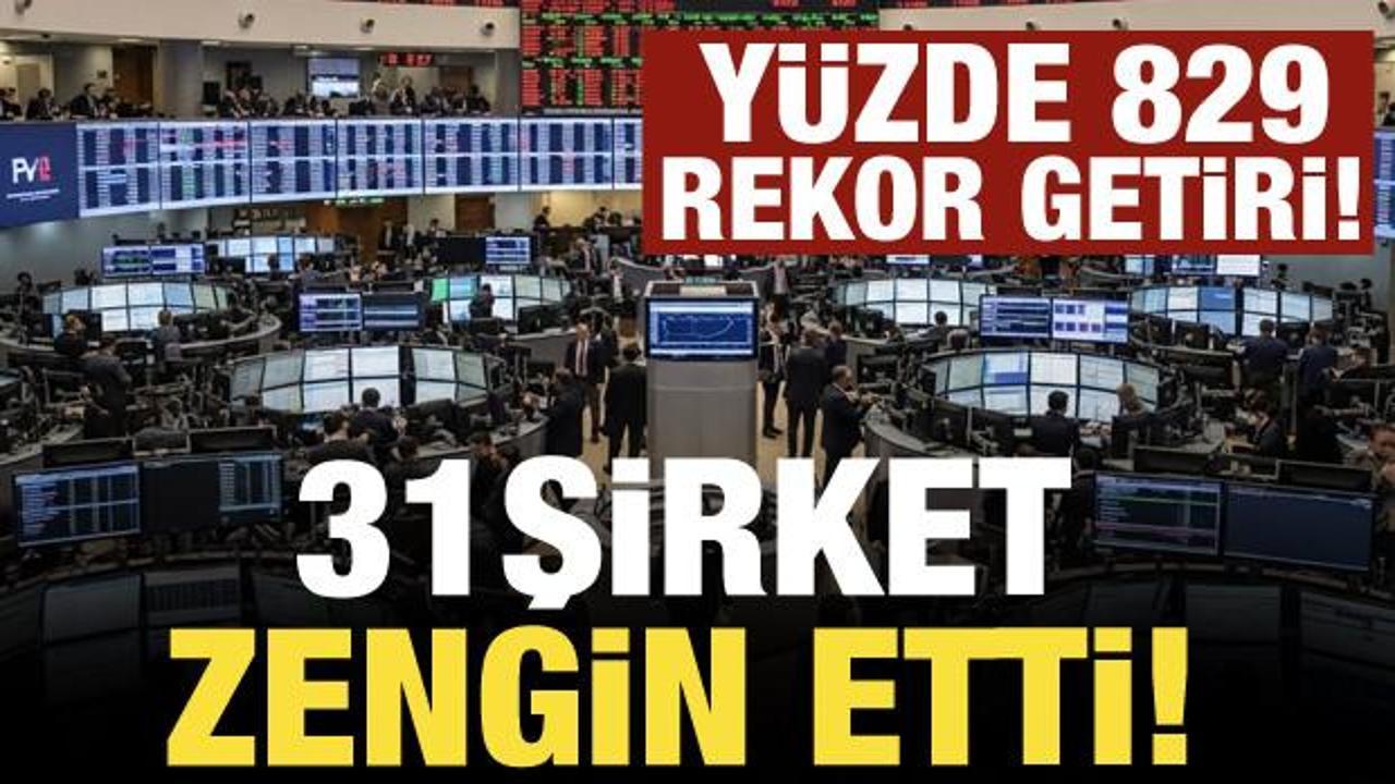 Borsada enflasyonu yenen 31 hisse belli oldu! Listede b&uuml;y&uuml;k s&uuml;rprizler var!