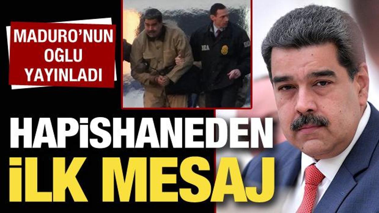 Hapishaneden ilk mesaj! Maduro: &Uuml;zg&uuml;n değiliz, iyiyiz, savaş&ccedil;ıyız