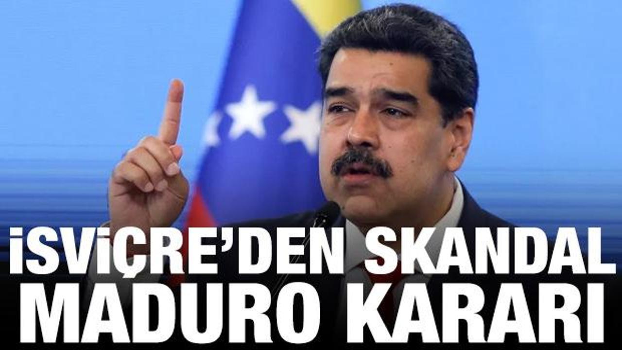 Harekete ge&ccedil;tiler! İsvi&ccedil;re'den Maduro kararı: Tamamı donduruldu