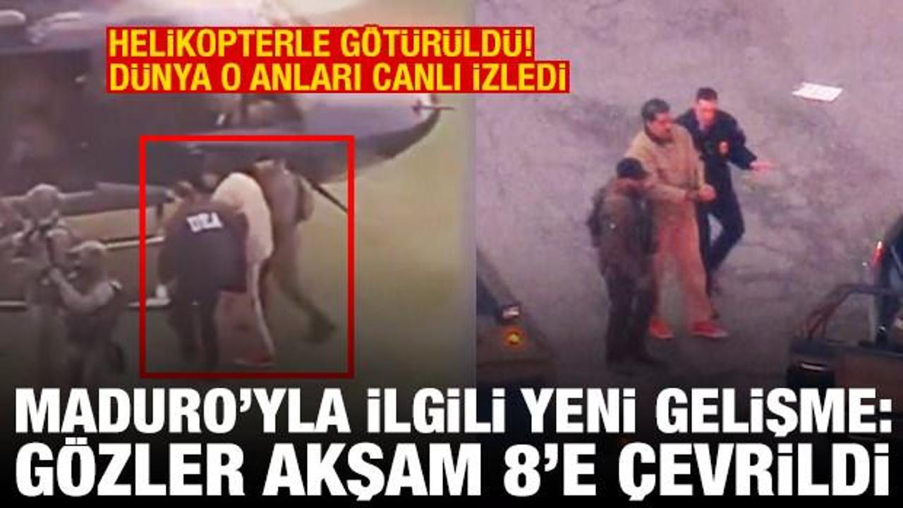 Maduro helikopterle mahkemeye g&ouml;t&uuml;r&uuml;ld&uuml;