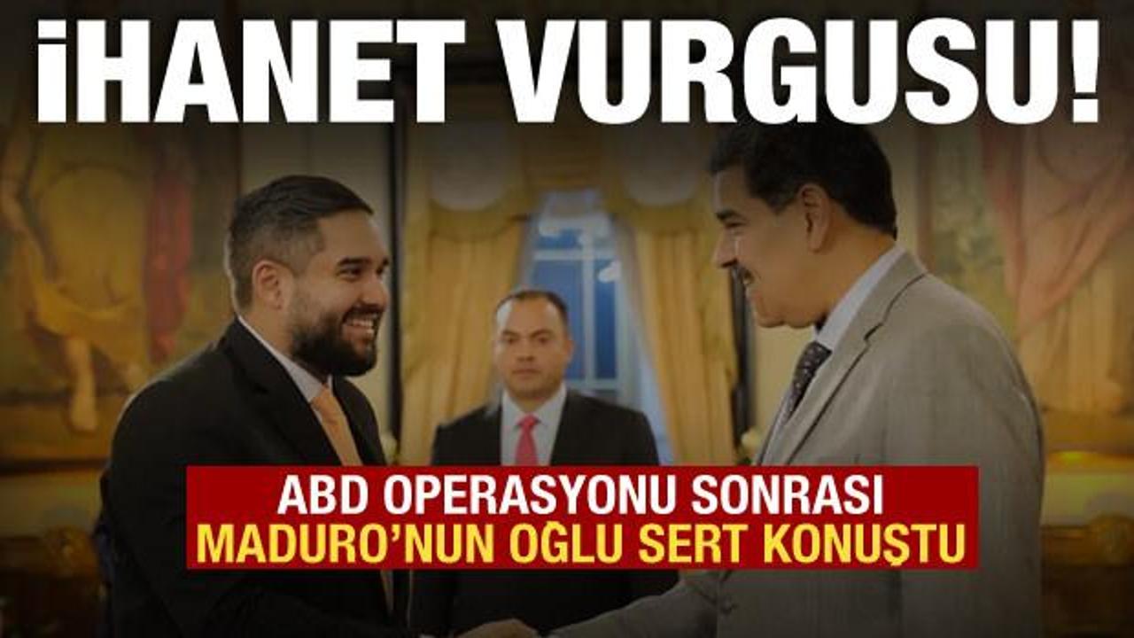 Maduro'nun oğlundan dikkat &ccedil;eken ihanet &ccedil;ıkışı: Tarih g&ouml;sterecek!