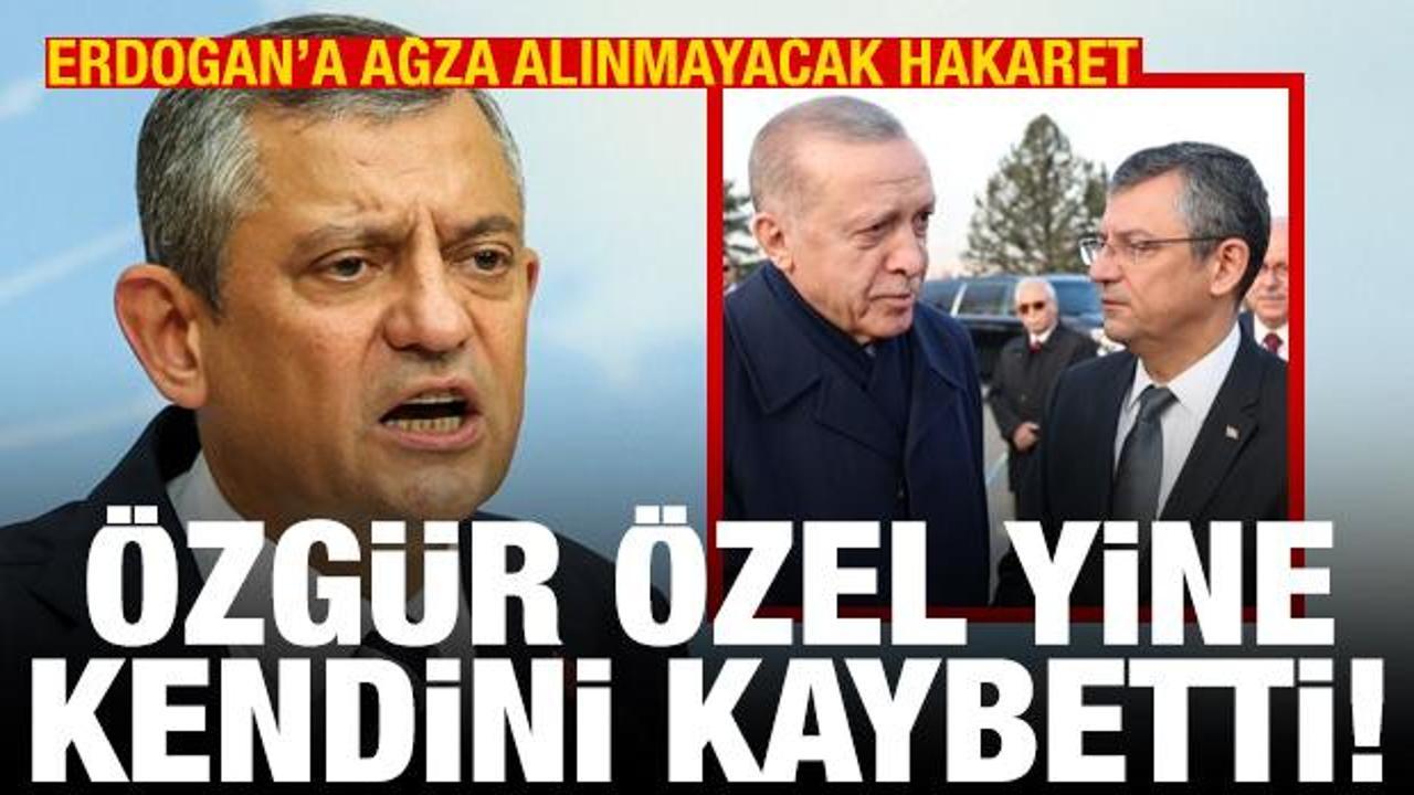&Ouml;zg&uuml;r &Ouml;zel'den Erdoğan'a s&ouml;zl&uuml; saldırı! Hakaret i&ccedil;eren s&ouml;zler