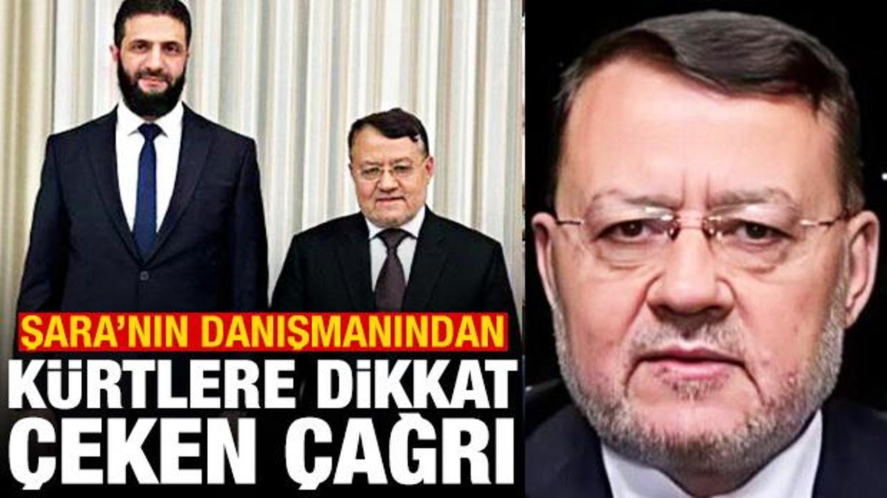 Şara'nın danışmanından K&uuml;rtlere dikkat &ccedil;eken &ccedil;ağrı