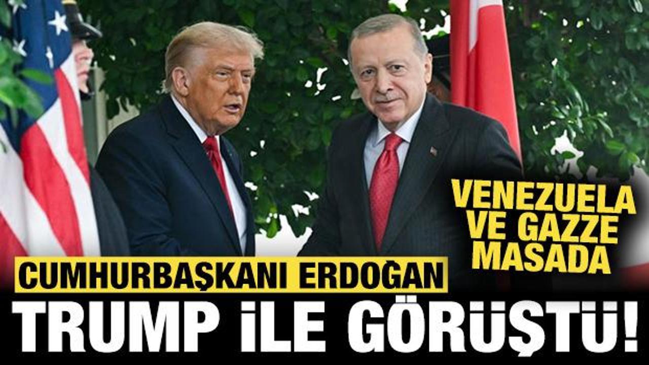 Son dakika haberi: Cumhurbaşkanı Erdoğan ve ABD Başkanı Trump arasında kritik g&ouml;r&uuml;şme!