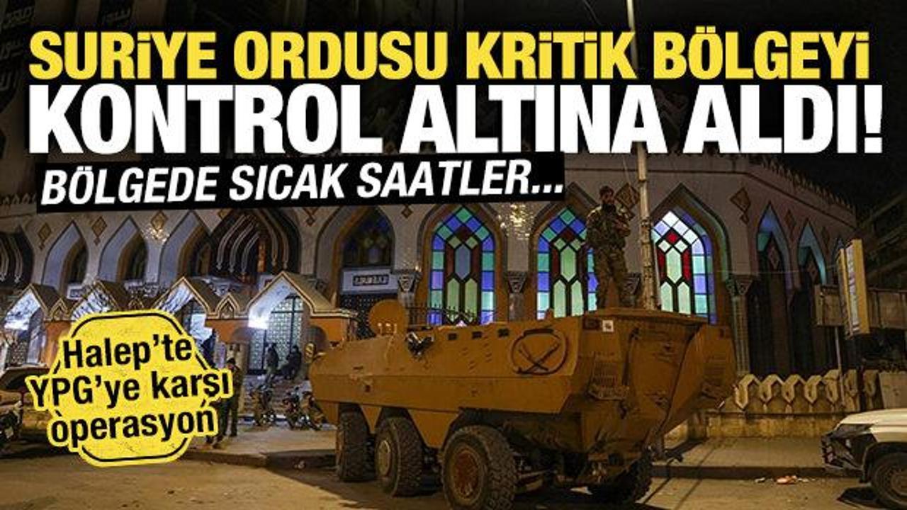 Suriye ordusu nokta atışı operasyonuna başladı! B&ouml;lge'de sıcak saatler...