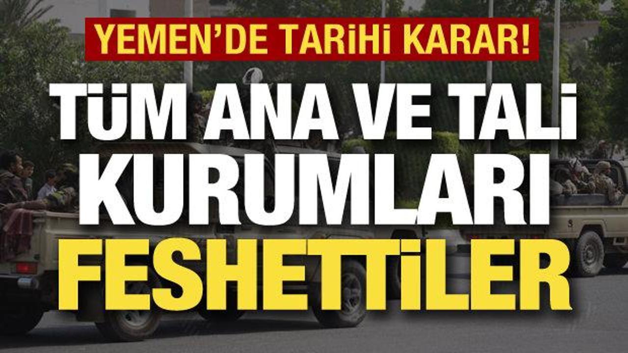 SON DAKİKA: Yemen'de tarihi karar! BAE destekli grup feshini duyurdu