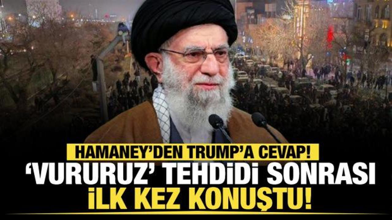 Son dakika...Hamaney &uuml;lkedeki protestolara ilişkin konuştu! 