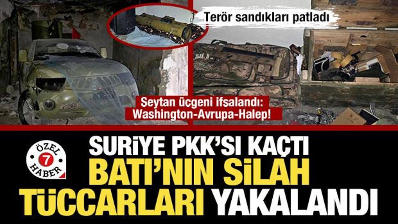 Suriye PKK&rsquo;sına su&ccedil;&uuml;st&uuml;: Bırakıp ka&ccedil;tıkları m&uuml;himmat Batı&rsquo;nın ter&ouml;r ihracını belgeledi