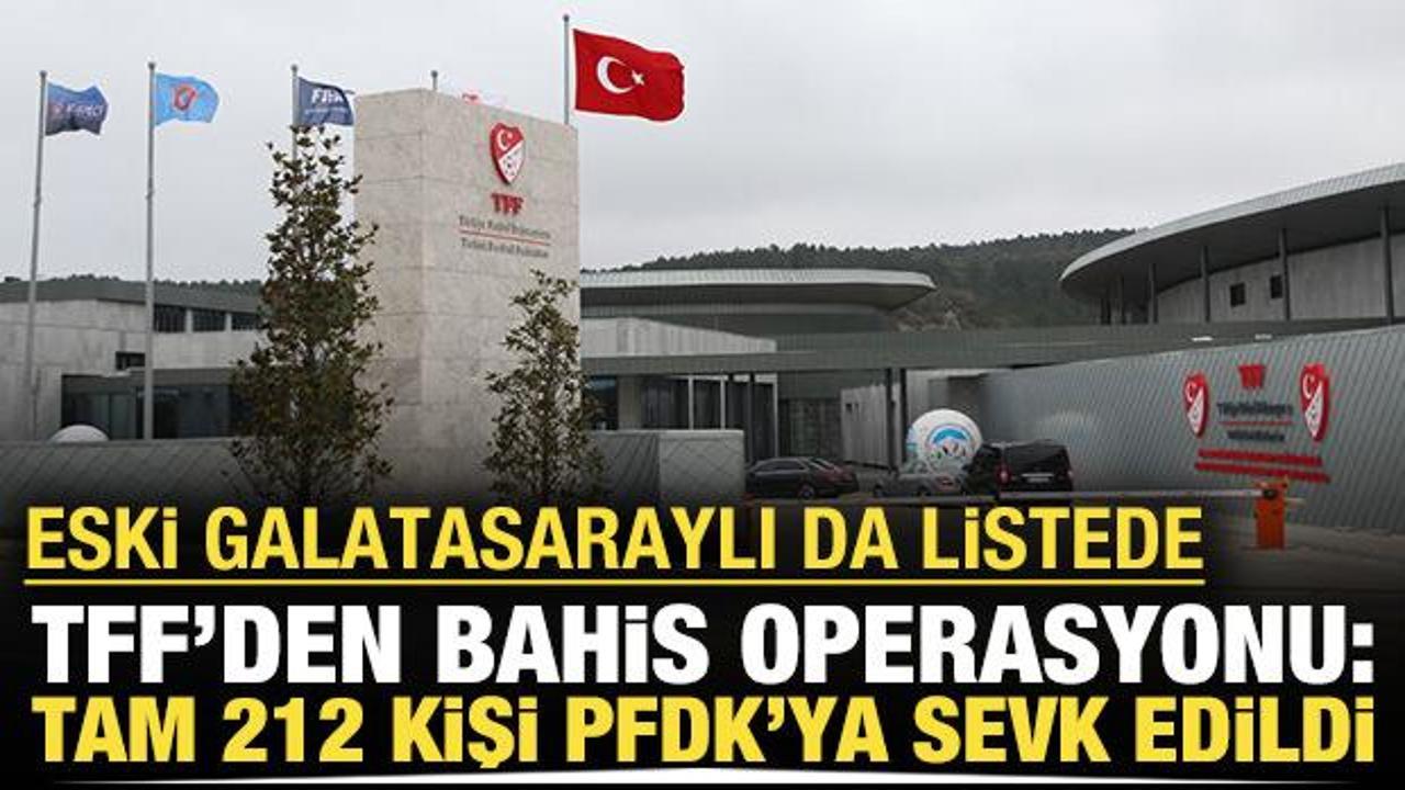 TFF'den bahis operasyonu! 212 kişi PFDK'ya sevk edildi! Cenk Erg&uuml;n de listede