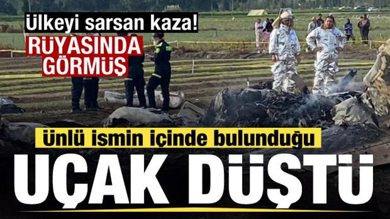 &Uuml;lkeyi sarsan kaza! &Uuml;nl&uuml; şarkıcının i&ccedil;inde bulunduğu u&ccedil;ak d&uuml;şt&uuml;: 6 &ouml;l&uuml;