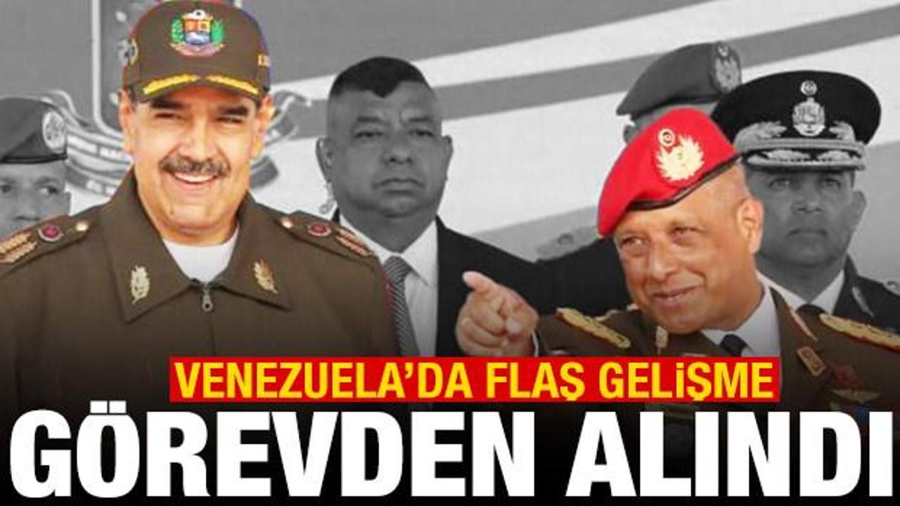 Venezuela'da son dakika gelişmesi! G&ouml;revden alındı