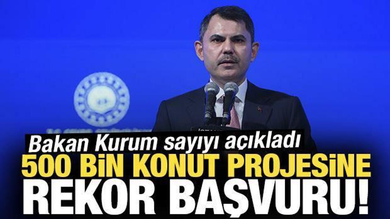 Y&uuml;zyılın Sosyal Konut Projesi&rsquo;nde ge&ccedil;erli başvuru sayısı a&ccedil;ıklandı
