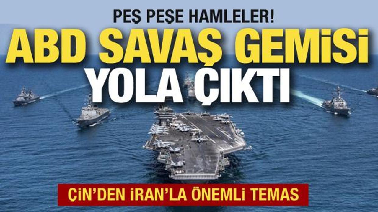 ABD talimat verdi: Saldırı grubunu Orta Doğu'ya g&ouml;nderiyor