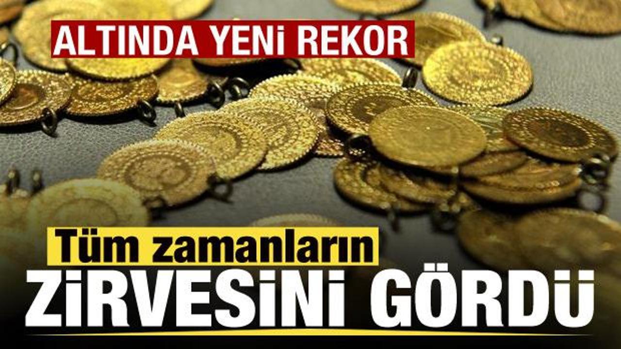 Altın fiyatlarında yeni rekor! T&uuml;m zamanların zirvesini g&ouml;rd&uuml;