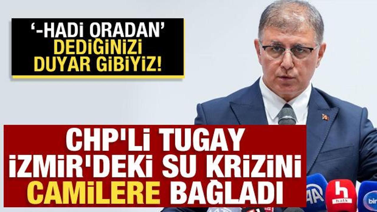 CHP'ye bak sen! Su krizinin sebebi camilermiş