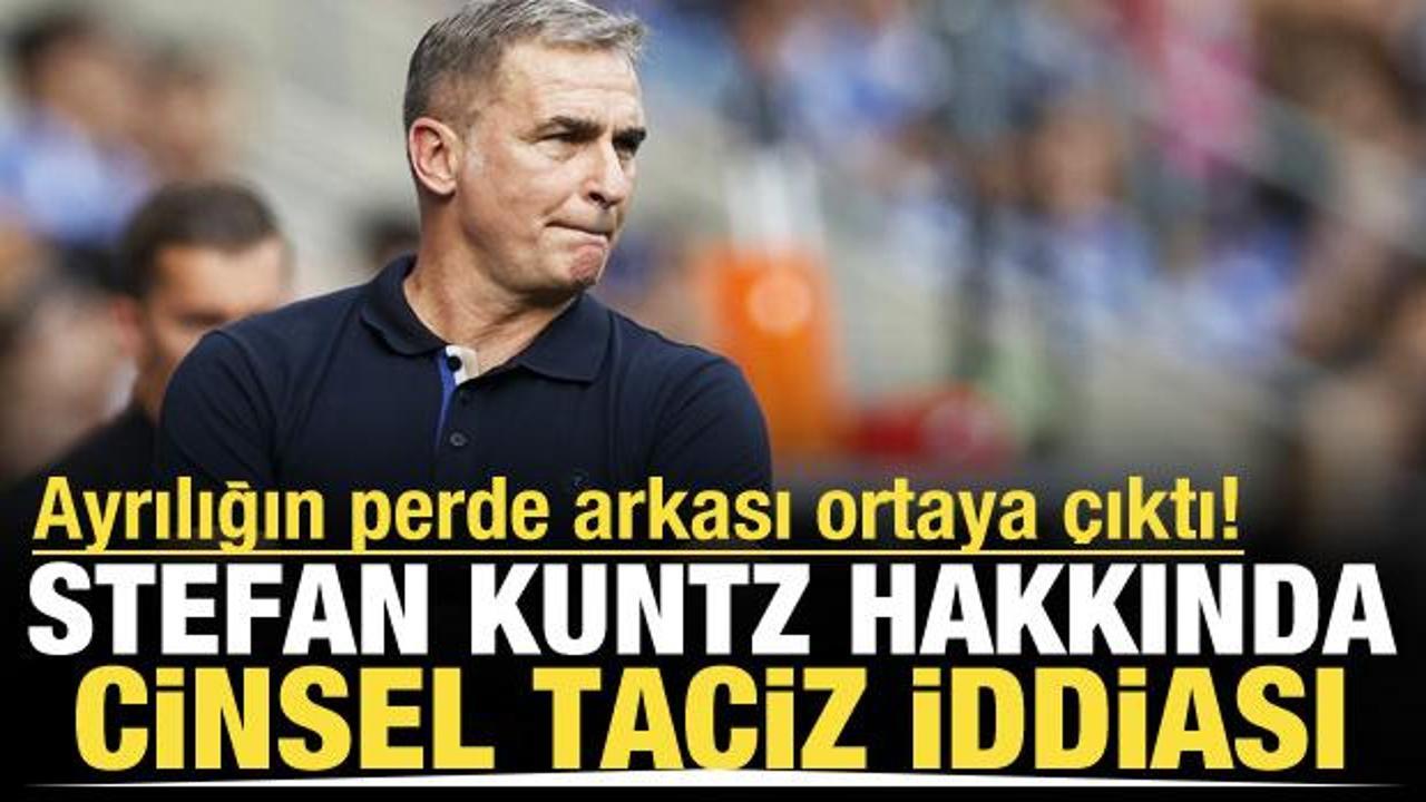 Stefan Kuntz'a cinsel taciz su&ccedil;laması! Hamburg iddiaları doğruladı