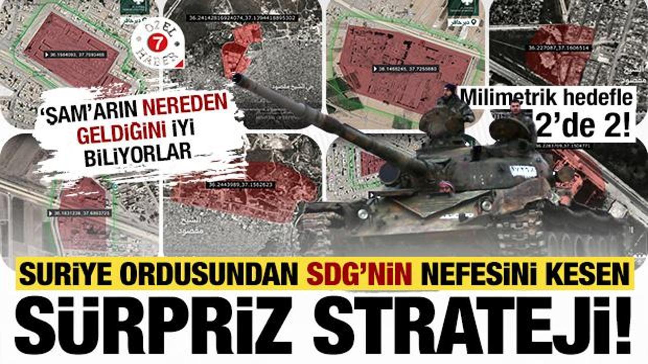 Suriye ordusundan SDG&rsquo;nin nefesini kesen s&uuml;rpriz strateji: Şeffaf hedef, hassas istihbarat