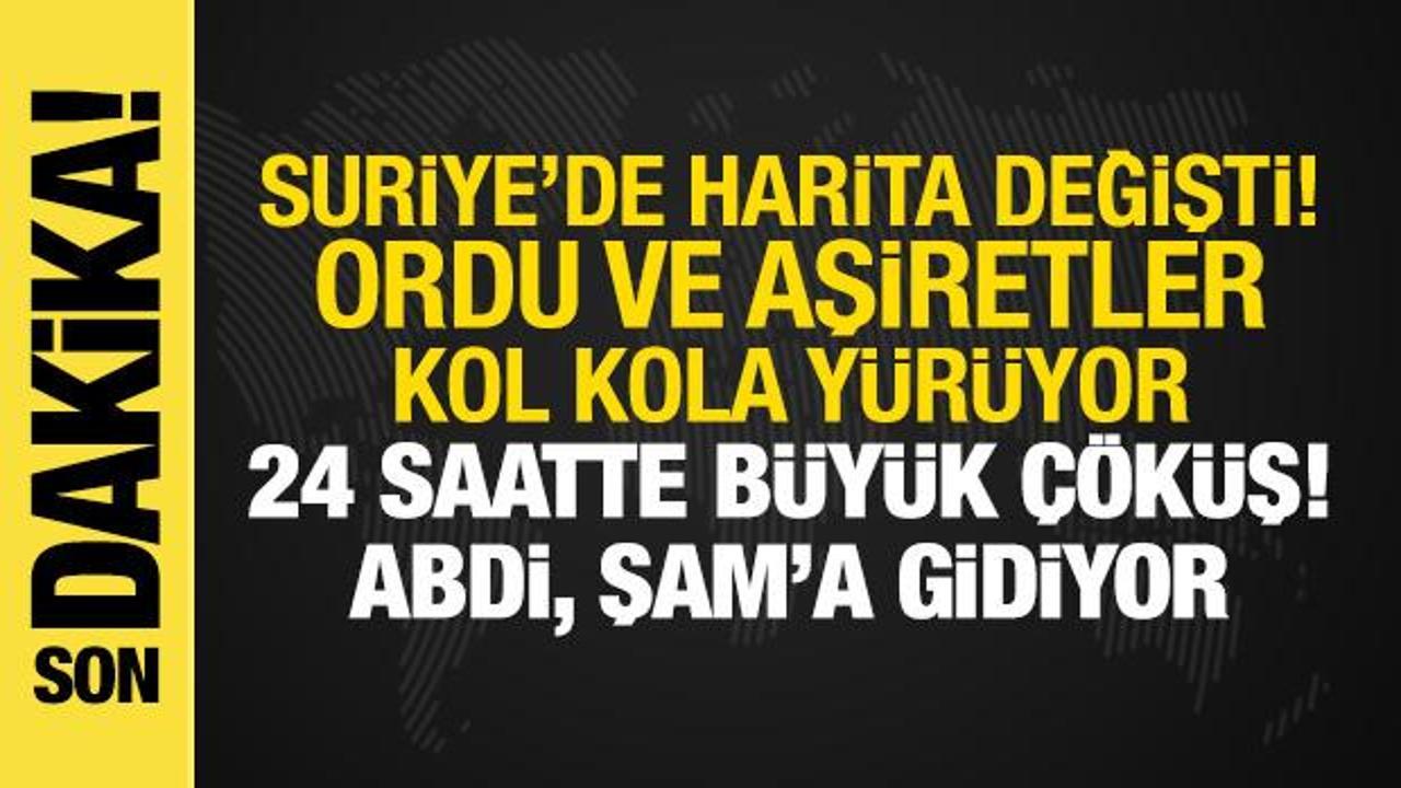 Suriye ordusundan SDG'ye ağır darbeler: Suriye'de harita değişti