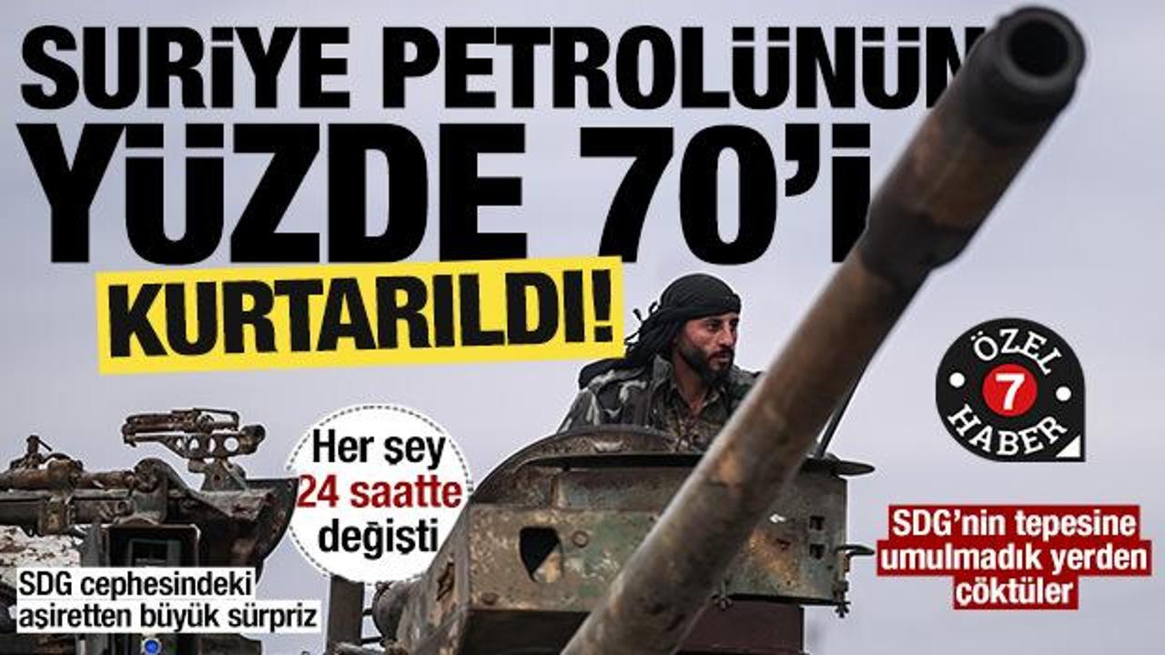 Suriye'de SDG balonu 24 saatte patladı: Petrol&uuml;n y&uuml;zde 70'ini kaybettiler! Karargah d&uuml;şt&uuml;