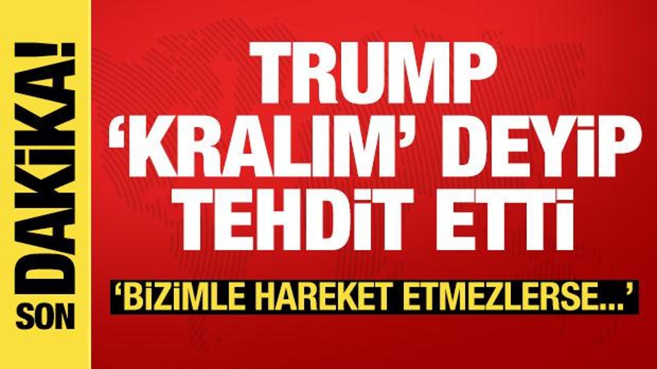 Son dakika haberi! Trump’tan Grönland tehdidi: Gümrük vergisi uygulayabilirim