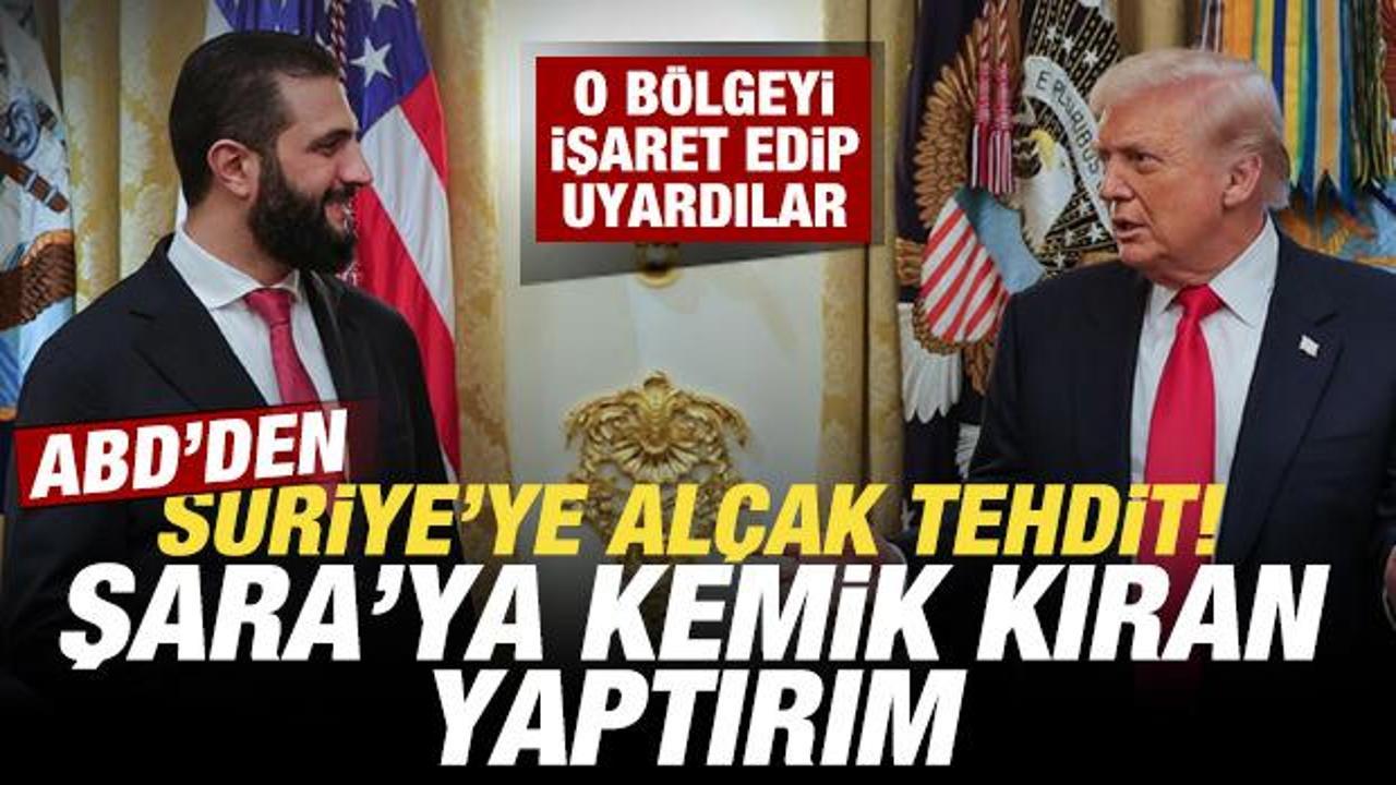 ABD’den Suriye’ye alçak tehdit! O bölgeyi işaret ettiler: Kemik kıran yaptırım uygularız