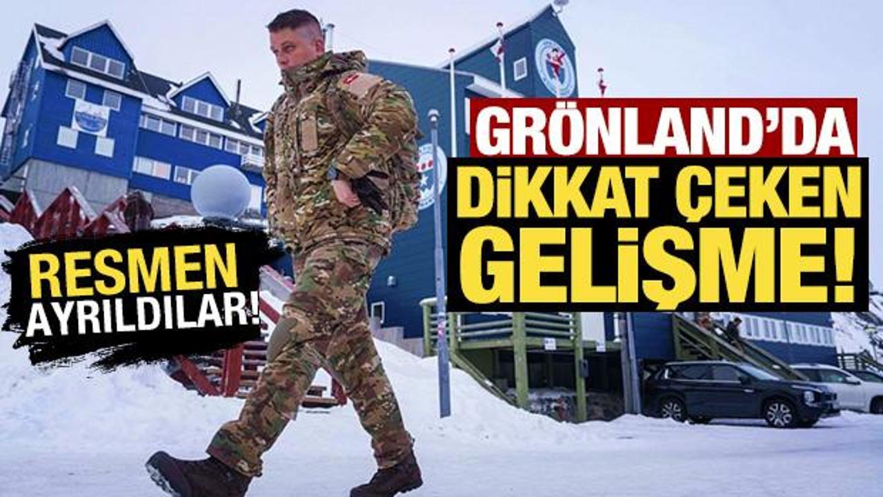Almanya'dan s&uuml;rpriz Gr&ouml;nland kararı! Resmen ayrıldılar