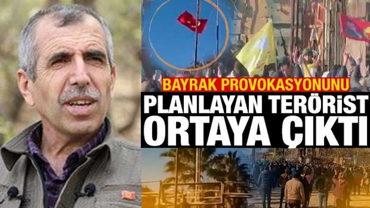 Bayrak provokasyonunu planlayan ter&ouml;rist belli oldu