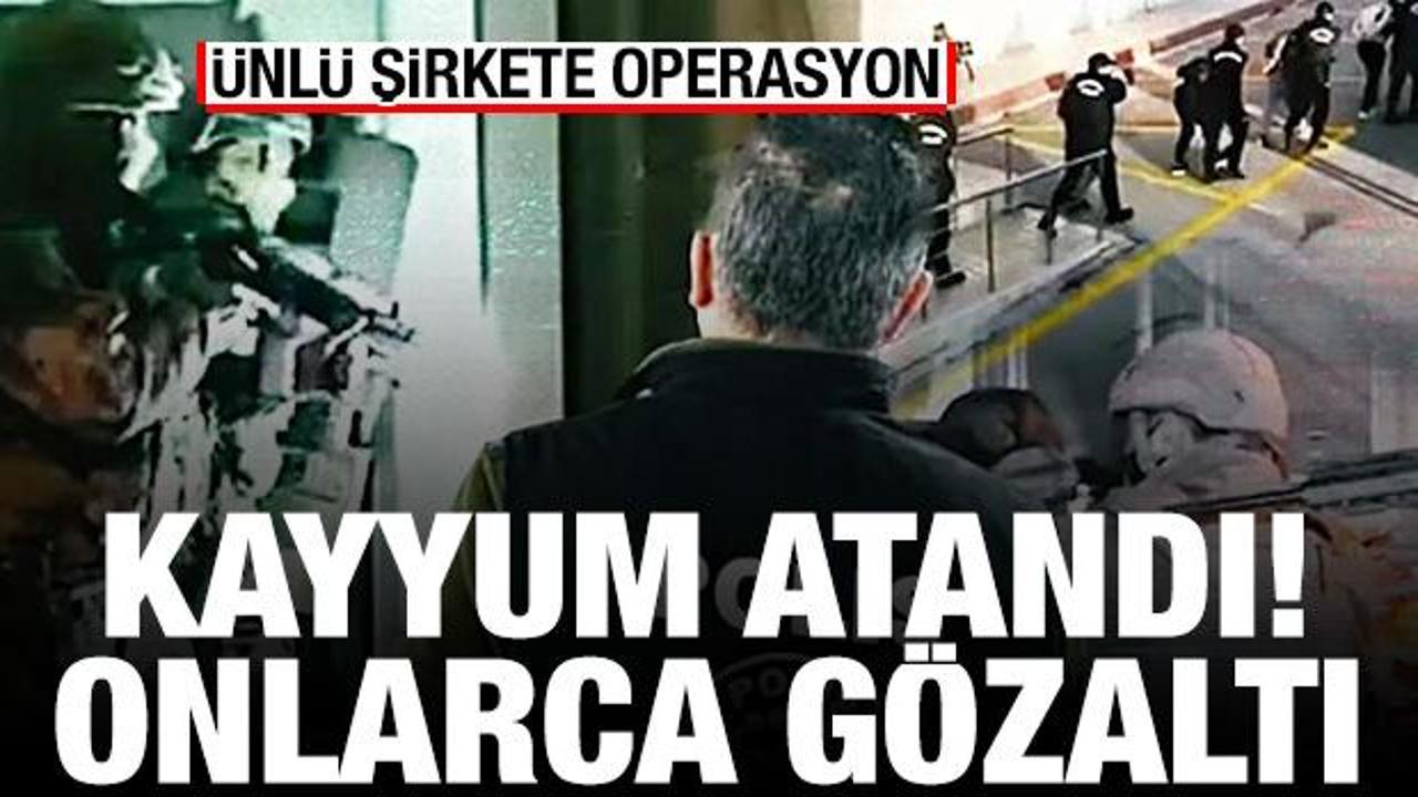 Papel'e operasyon: Şirkete kayyum atandı, &ccedil;ok sayıda g&ouml;zaltı