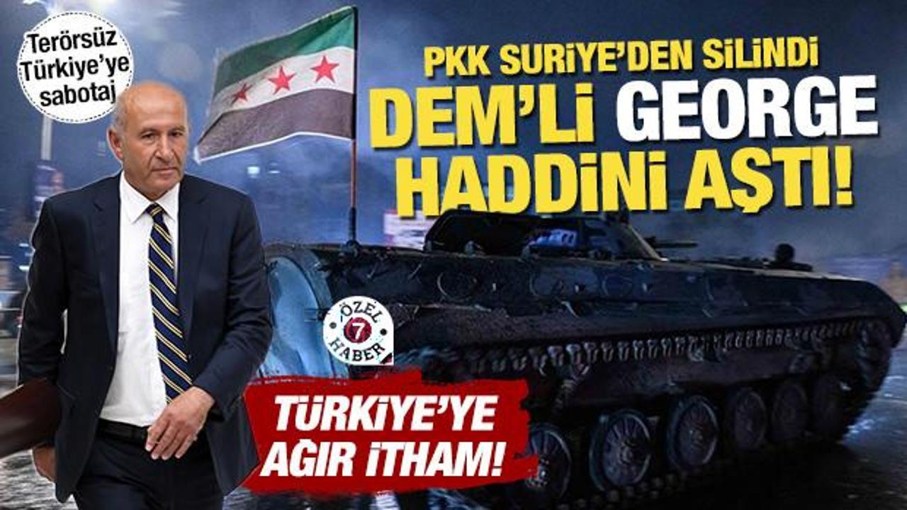 SDG silindi DEM&rsquo;li vekil gerildi: Kandil&rsquo;in George&rsquo;undan Ter&ouml;rs&uuml;z T&uuml;rkiye&rsquo;ye sabotaj