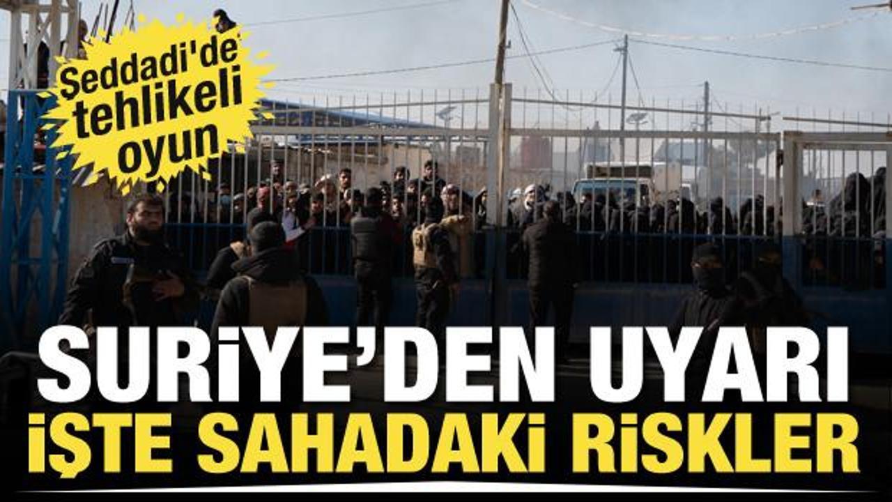 Şeddadi'de tehlikeli oyun! Suriyeli yetkiliden YPG/SDG uyarısı