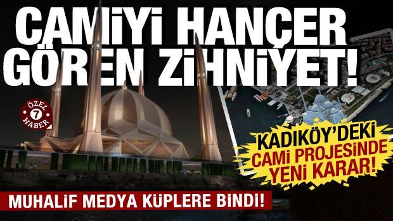 'Sil&uuml;ete han&ccedil;er' diyerek rahatsız oldular: Kadık&ouml;y'deki cami projesine mahkemeden karar