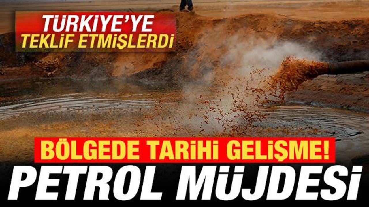 T&uuml;rkiye'ye teklif etmişlerdi: B&ouml;lgede tarihi gelişme! Petrol &ccedil;ıkarılmaya başlandı
