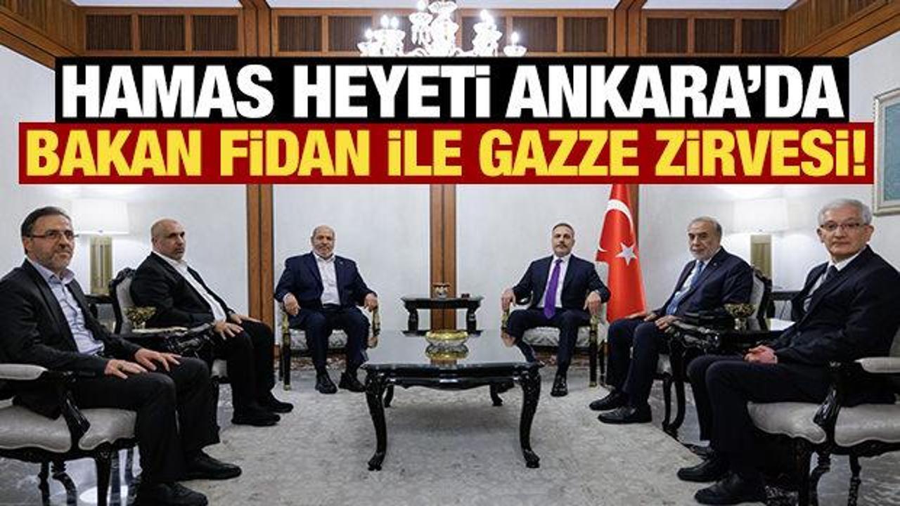 Bakan Fidan, Hamas heyetiyle g&ouml;r&uuml;şt&uuml;