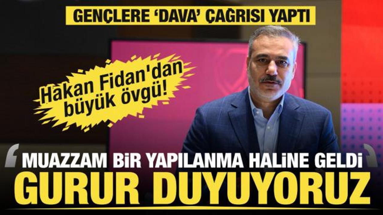 Bakan Fidan'dan T&Uuml;GVA'ya &ouml;vg&uuml;: Muazzam bir yapılanma haline geldi