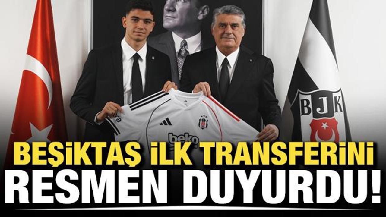 Beşiktaş ilk transferini resmen duyurdu