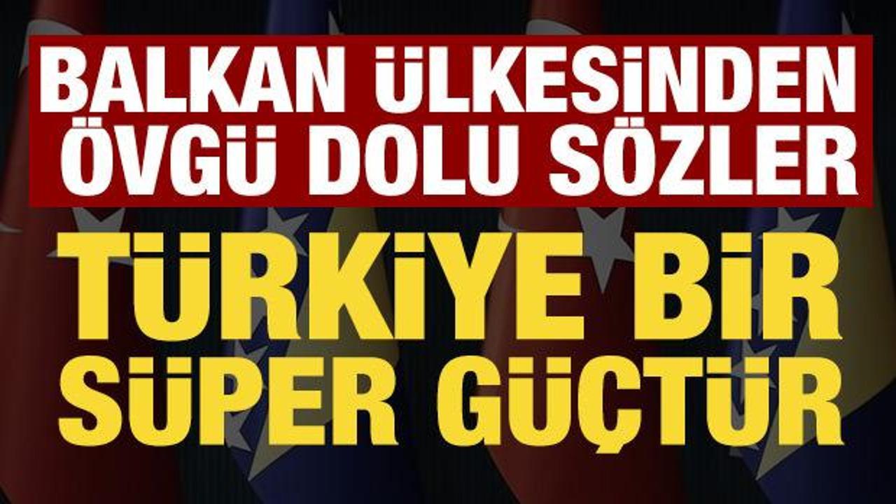 Bosna Hersek'ten &ouml;vg&uuml; dolu s&ouml;zler: T&uuml;rkiye, bir s&uuml;per g&uuml;&ccedil;t&uuml;r!