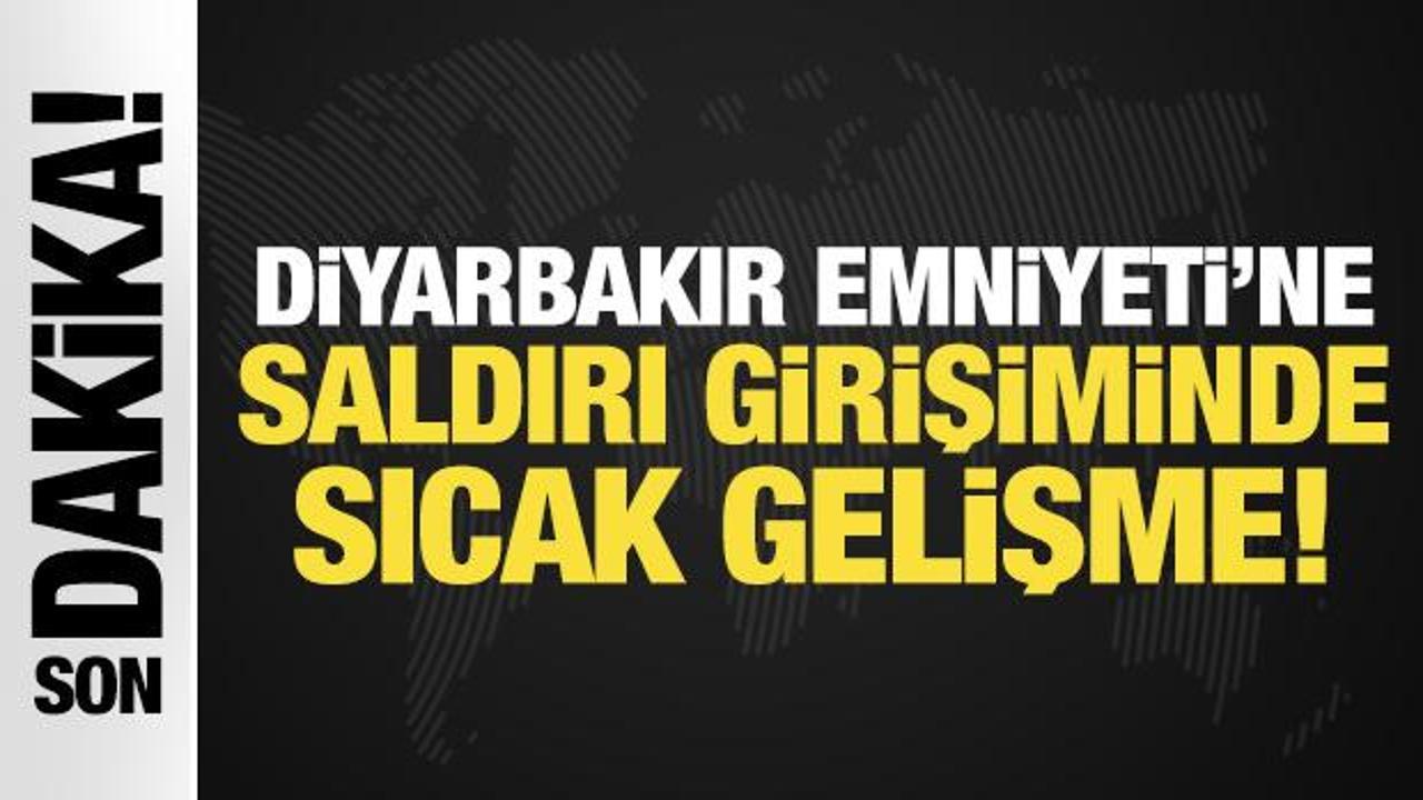 Diyarbakır Emniyeti'ne saldırı girişiminde 13 g&ouml;zaltı