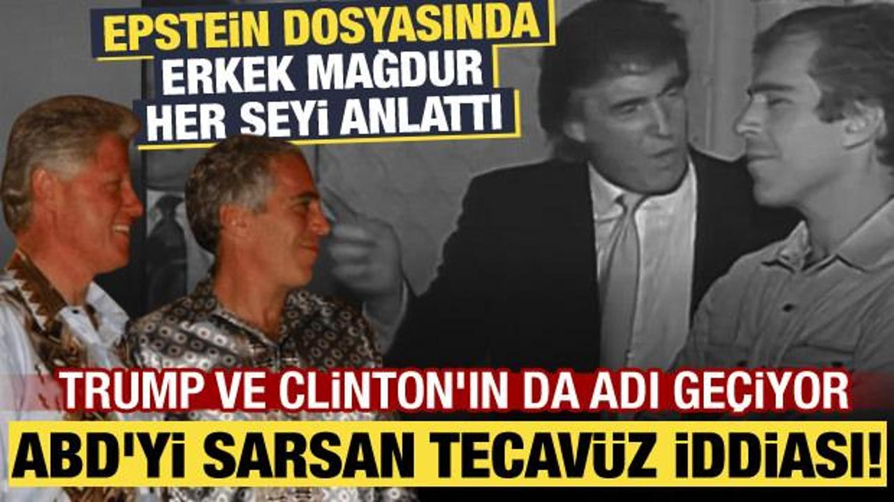 Epstein dosyasında tecav&uuml;z iddiası ortalığı karıştırdı! Trump ve Cinton'ın da adı ge&ccedil;iyor!