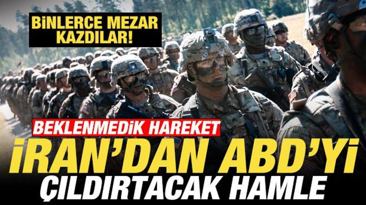 İran’dan ABD’yi çıldırtacak hamle: ABD askerleri için binlerce mezar kazdılar