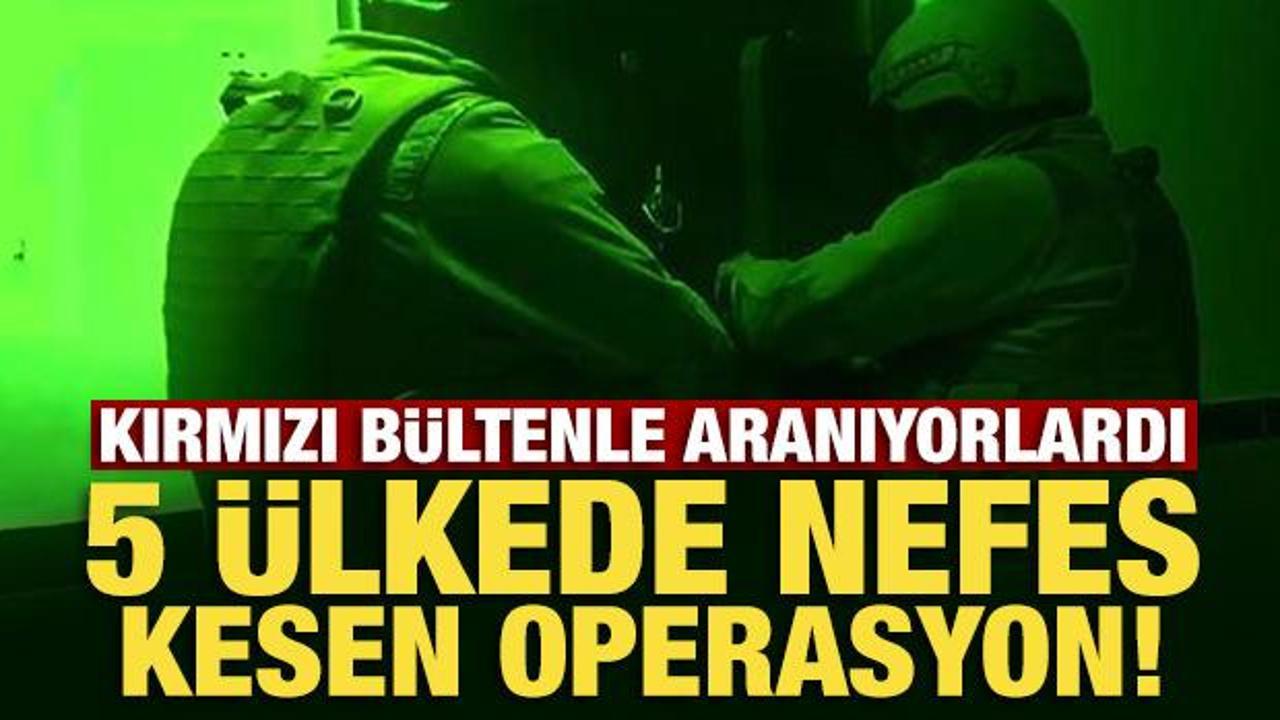 Kırmızı b&uuml;ltenle aranan 13 su&ccedil;lu T&uuml;rkiye'ye getirildi!