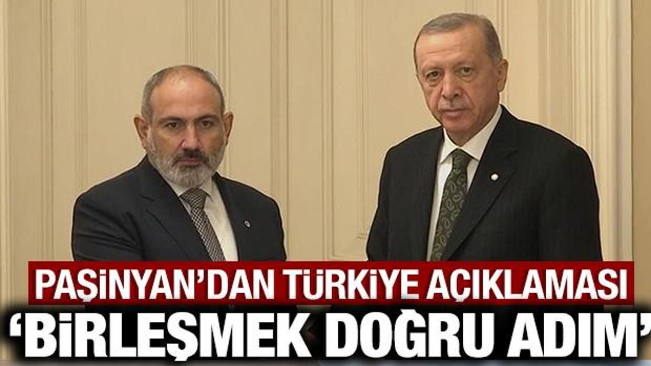 Paşinyan'dan flaş T&uuml;rkiye a&ccedil;ıklaması: Birleşmek doğru adım!