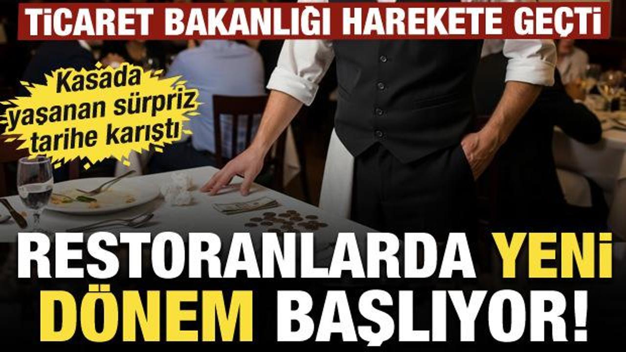 Restoranlarda yeni d&ouml;nem başlıyor: Kasada yaşanan s&uuml;rpriz tarihe karıştı!