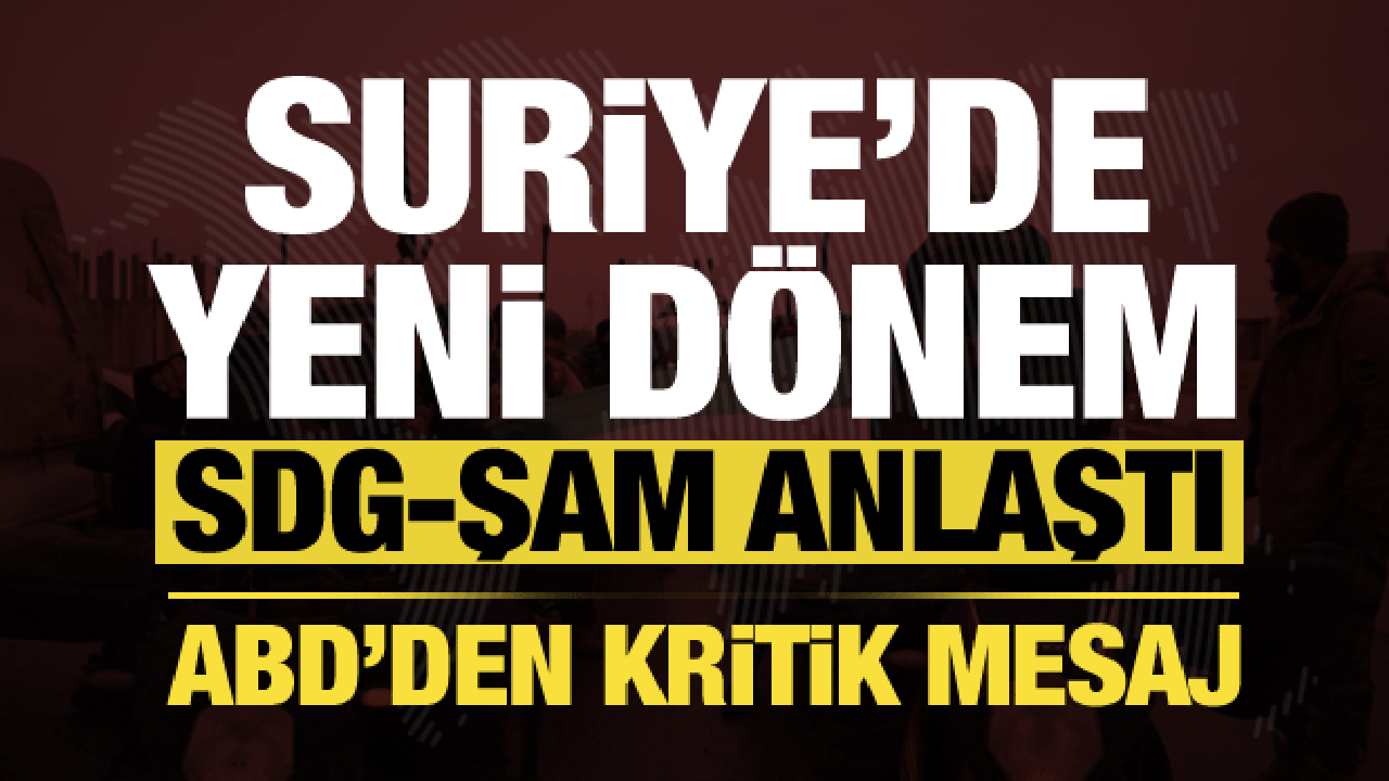 SDG'den kritik a&ccedil;ıklama: Şam y&ouml;netimiyle anlaşmaya vardık!